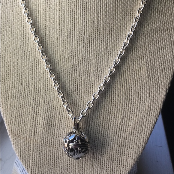 Jewelry - Silver Lava Bead Essential Oil Diffusing Necklace